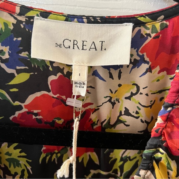 The Great. Brook Dress in Hidden Garden Floral - Picture 7 of 8